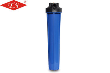 Chiny Lekka niebieska obudowa filtra, plastikowa obudowa filtra wody do wstępnej filtracji RO dostawca