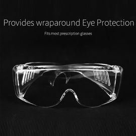 Chiny Okulary z miękkim nosem Ochronne wiatroodporne i pyłoodporne okulary laserowe Anty-UV Bezpieczeństwo Bezbarwne, odporne na uderzenia Factory Lab Praca na zewnątrz G dostawca